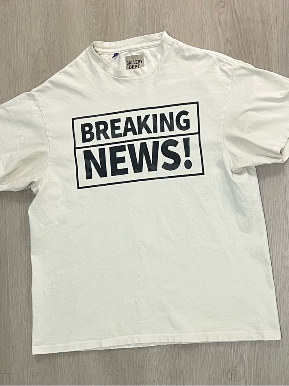 WORN Gallery Dept. Breaking News Tee Archival SS23